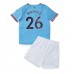 Billige Manchester City Riyad Mahrez #26 Hjemmetrøye Barn 2022-23 Kortermet (+ korte bukser)